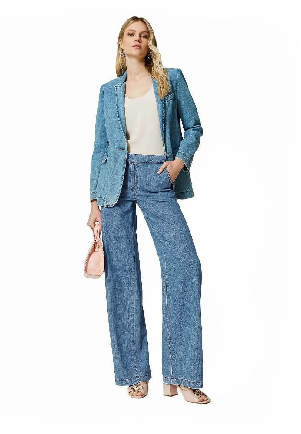 Medio Twinset - Flared Jeans - Blue Denim 3 Medio Twinset - Flared Jeans - Blue Denim