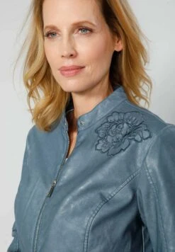 Leren Jas - Blau 14 Leren Jas - Blau -Winkel Voor Damesmode ef5def6c249147718b59703dd488e06a