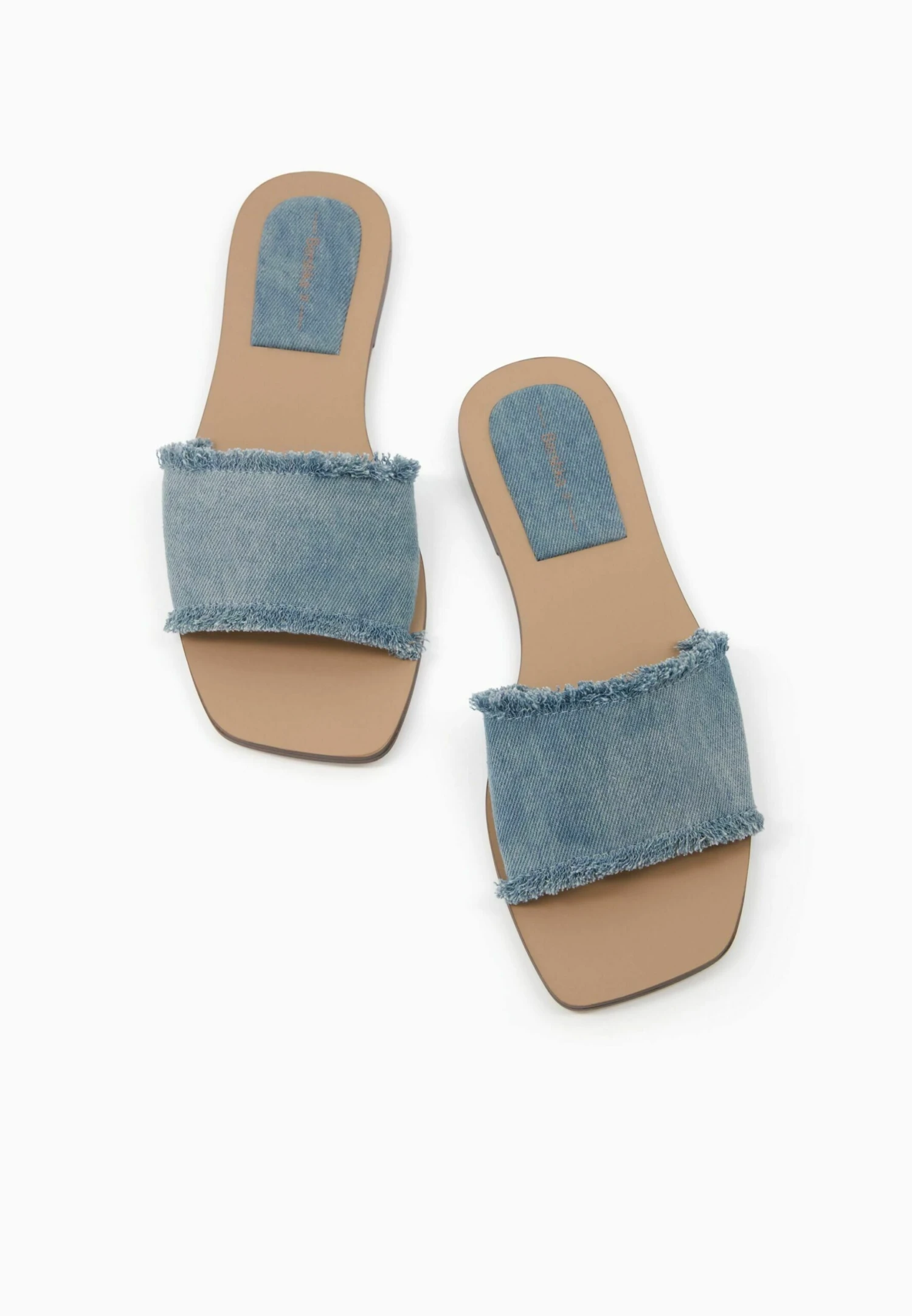 BERSHKA Muiltjes - Blue Denim 6 BERSHKA Muiltjes - Blue Denim - Afbeelding 4