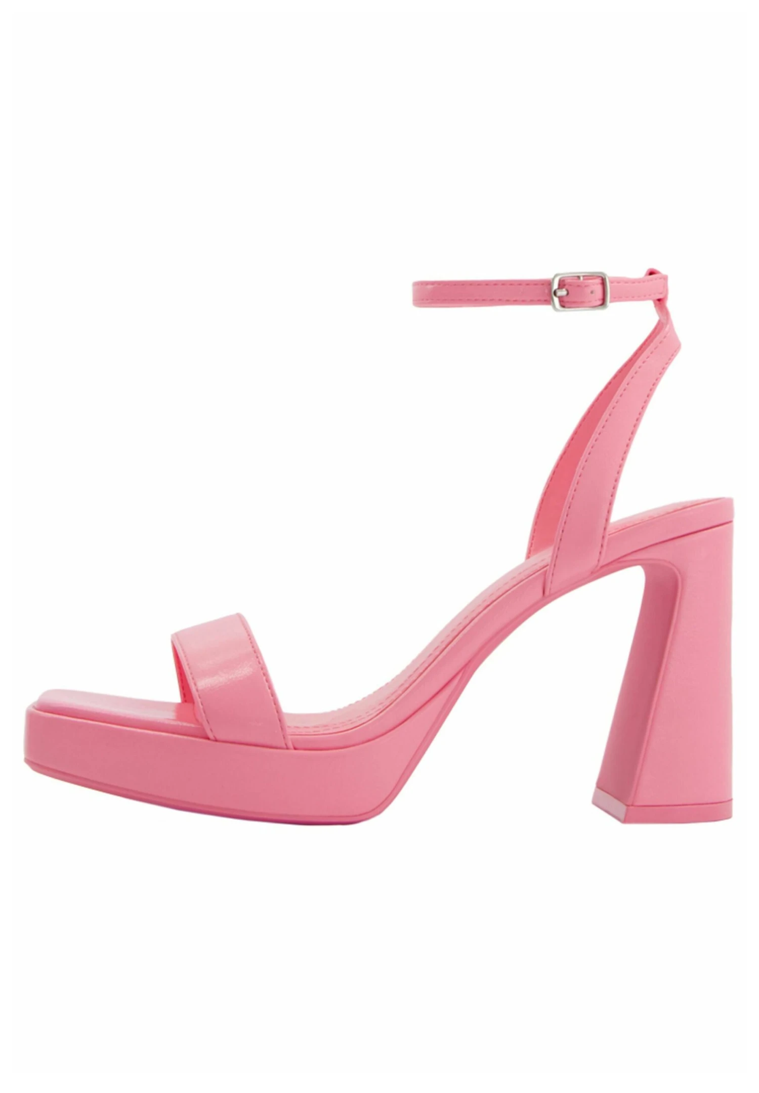 BERSHKA With Ankle Strap- Sandalen Met Hoge Hak - Pink 4 BERSHKA With Ankle Strap- Sandalen Met Hoge Hak - Pink - Afbeelding 2