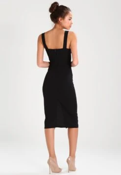 Wal G V Neck Midi - Jerseyjurk - Black -Winkel Voor Damesmode f025d289d67a464eb37f9b1b870c8105
