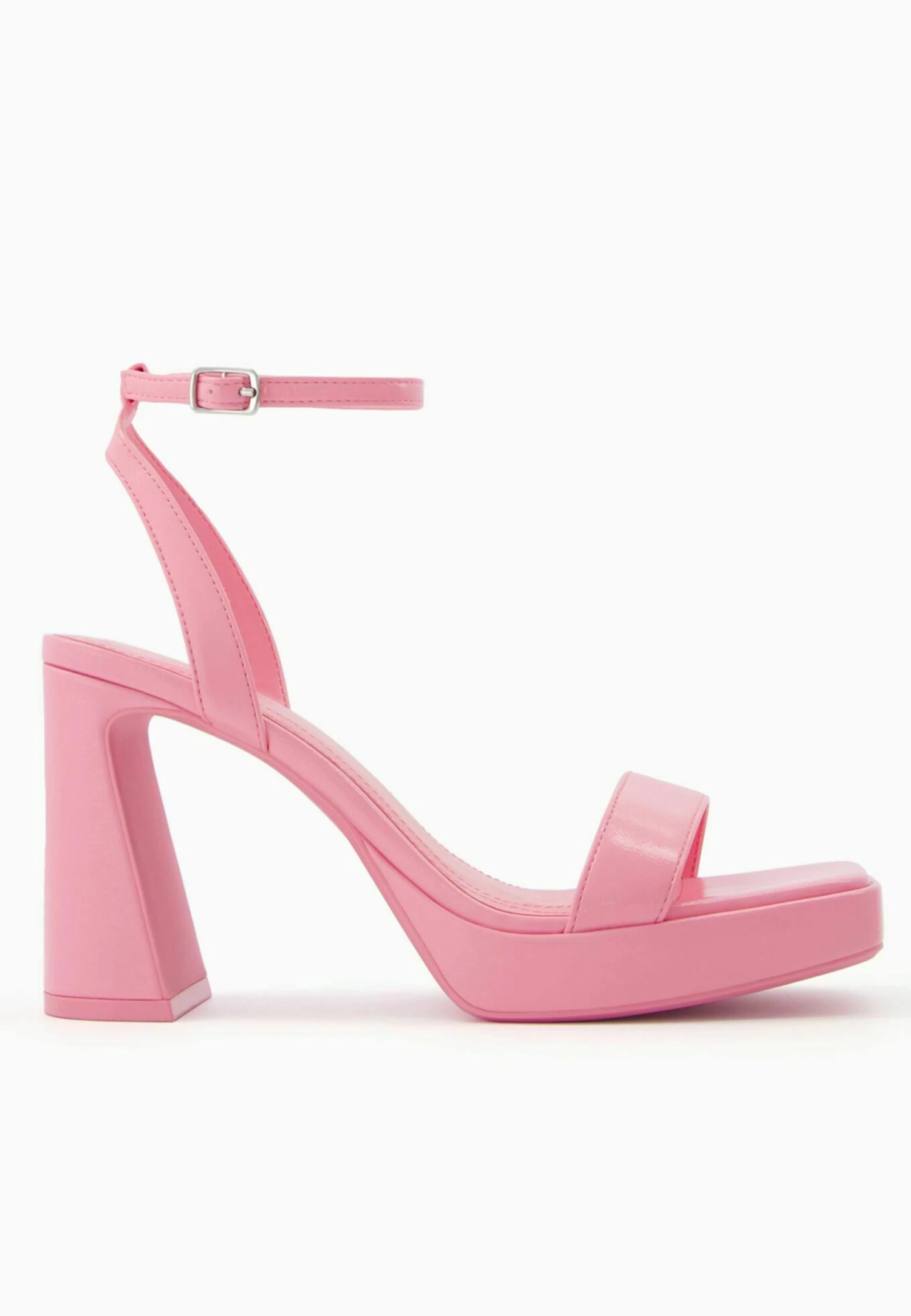 BERSHKA With Ankle Strap- Sandalen Met Hoge Hak - Pink 9 BERSHKA With Ankle Strap- Sandalen Met Hoge Hak - Pink - Afbeelding 7