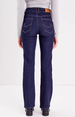 Mit Hohem Bund - Bootcut Jeans - Denim Brut -Winkel Voor Damesmode f2a73e64b76c4907814e97113aad5e15