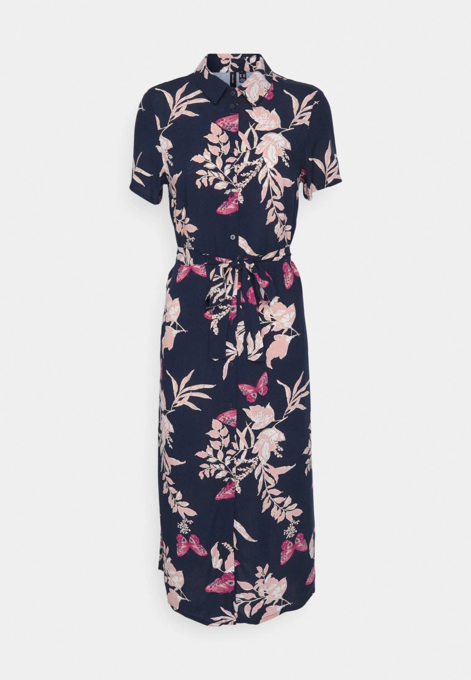 Vero Moda Petite Vmeasy Shirt Dress - Blousejurk - Night Sky 7 Vero Moda Petite Vmeasy Shirt Dress - Blousejurk - Night Sky - Afbeelding 5