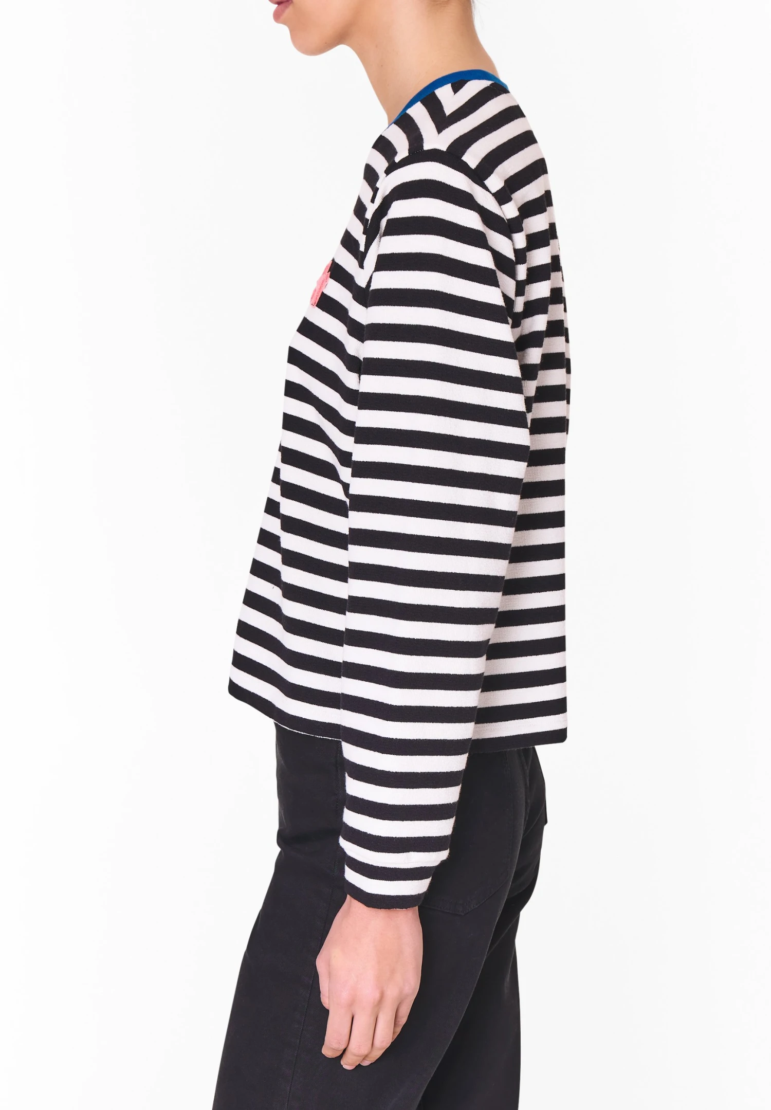 Striped - Longsleeve - Black 7 Striped - Longsleeve - Black - Afbeelding 5