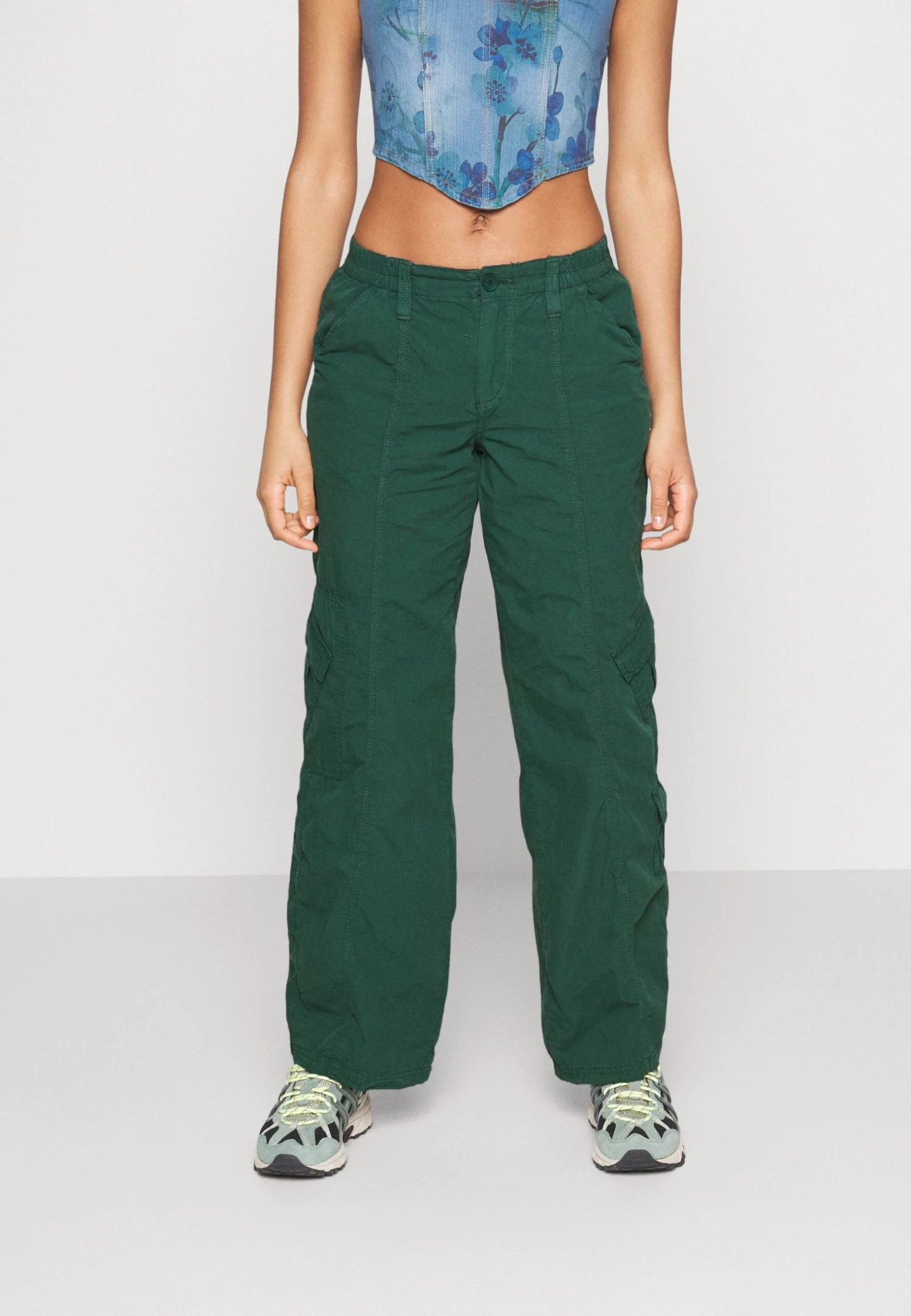 BDG Urban Outfitters Summer- Broek - Bottle Green 3 BDG Urban Outfitters Summer- Broek - Bottle Green