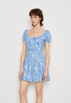 Hollister Co. Channeled Dress - Jurk - Cornflower