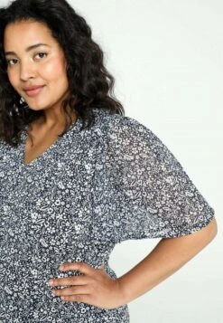 Avec Voile- Blouse - Navy 19 Avec Voile- Blouse - Navy -Winkel Voor Damesmode f657ce6ef75044198e1888265b92ff24