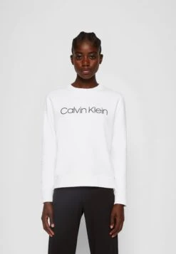 Calvin Klein Core Logo - Sweater - Bright White -Winkel Voor Damesmode fb3b7c8d24d14d21a1ed22a2b0b0cbc8