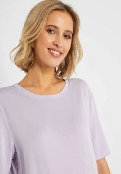 Plain Stretch- T-Shirt Basic - Lilas 11 Plain Stretch- T-Shirt Basic - Lilas -Winkel Voor Damesmode fcbb154a9a8f4a76812c00ff8e2ff2e4
