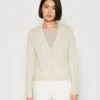 Marc O'Polo Longsleeve V Neck - Vest - Soft Taupe Melange -Winkel Voor Damesmode fcd0fb48ea794f80b9e673ea3854f976