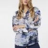 ELENA MIRO En Georgette Imprimée - Overhemdblouse - Blu -Winkel Voor Damesmode fd4281704f3e45cdafdcf13e0a2f5348